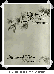 Little Bohemia Resturant Menu